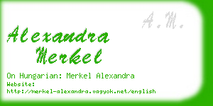 alexandra merkel business card